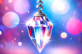 amulette pendentif en cristal