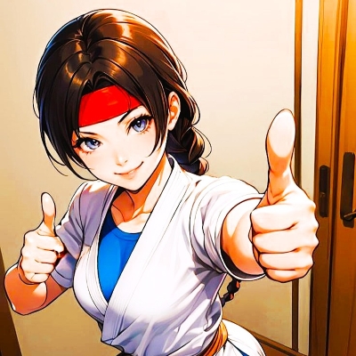 femme restant positive et combative face à l'adversité