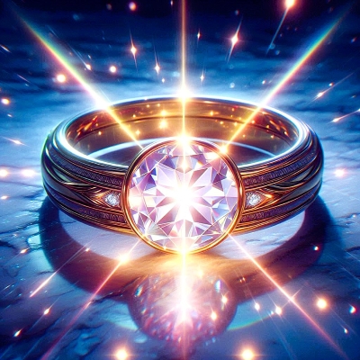 Bague talisman amulette rayonnant son énergie