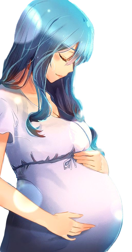 femme enceinte apaisée etse tenant le ventre